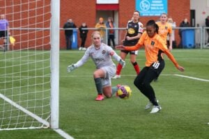 Linda Motlhalo scored her first goal for her new side, Glasgow City