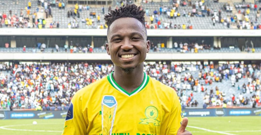 Cassius Mailula, who should make Bafana’s AFCON qualifiers squad with his MOTM award he won against Orlando Pirates