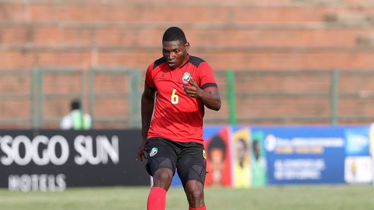 Manuel Kambala in action for Mozambique
