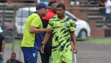 Coach Dominic Issacs of Motsepe League side Mkhumbane Classic