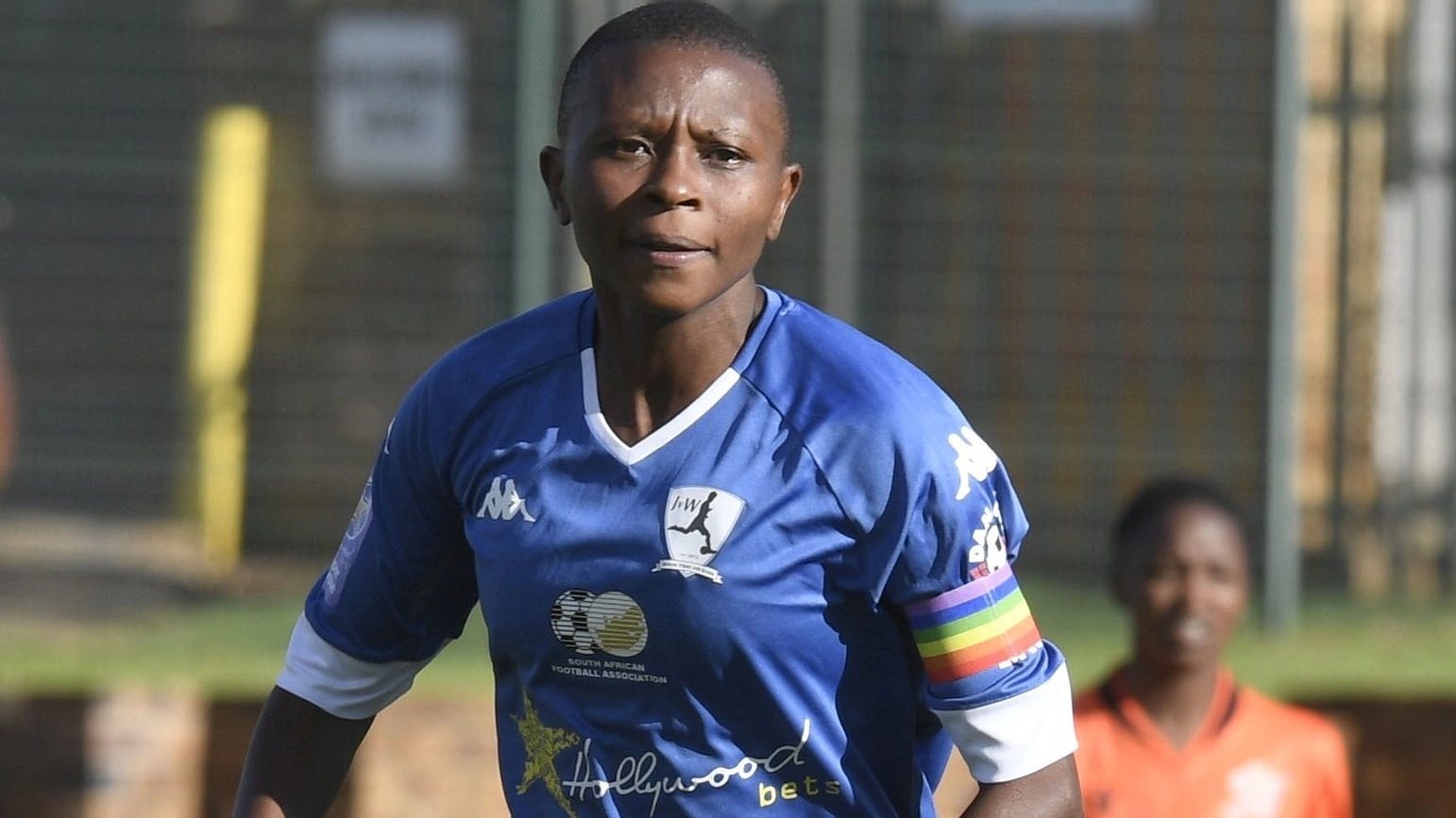 Banyana Banyana veteran striker Mpumi Nyandeni in JVW FC colours