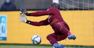 Kennedy Mweene in action for Memelodi Sundowns