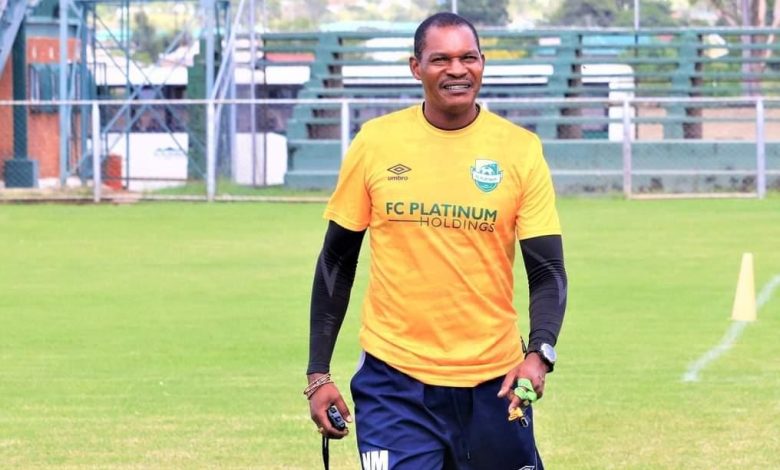 Ex-Chippa United coach Norman Mapeza in FC Platinum colours