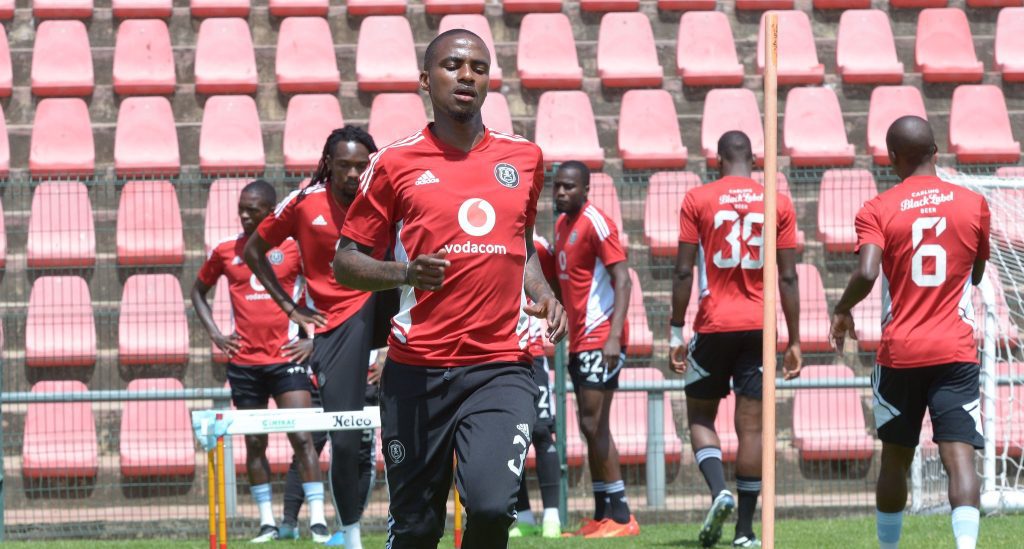 Orlando Pirates players training. Picture courtesy of Orlando Pirates