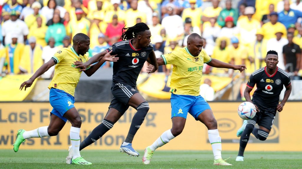 Orlando Pirates in action against Mamelodi Sundowns in the MTN8