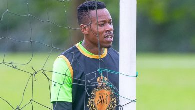 Happy Jele during training at Royal AM