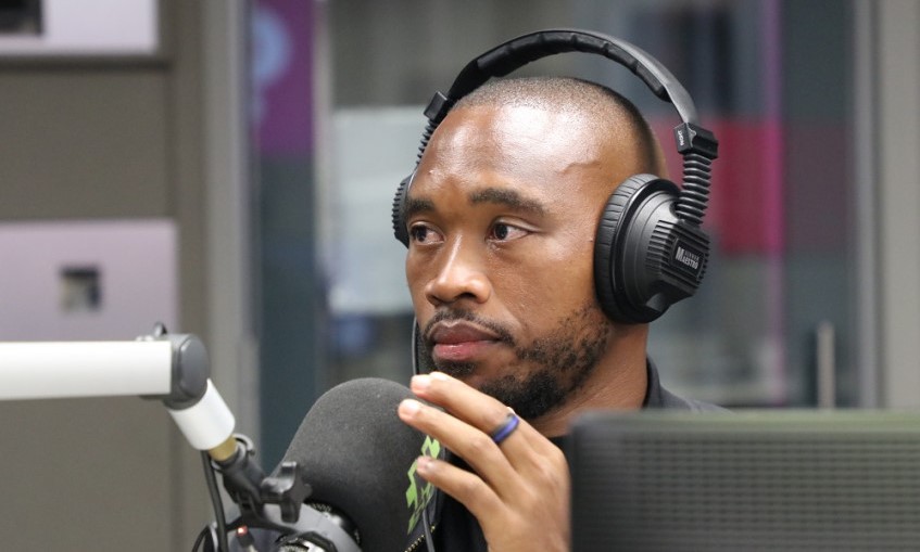 Former TS Galaxy star Sibusiso Vilakazi, during his interview at 947, where he spoke about Sead Ramovic