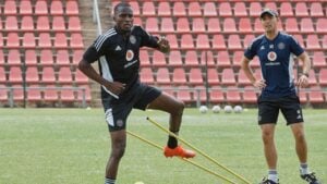 Souaibou Marou at training session.