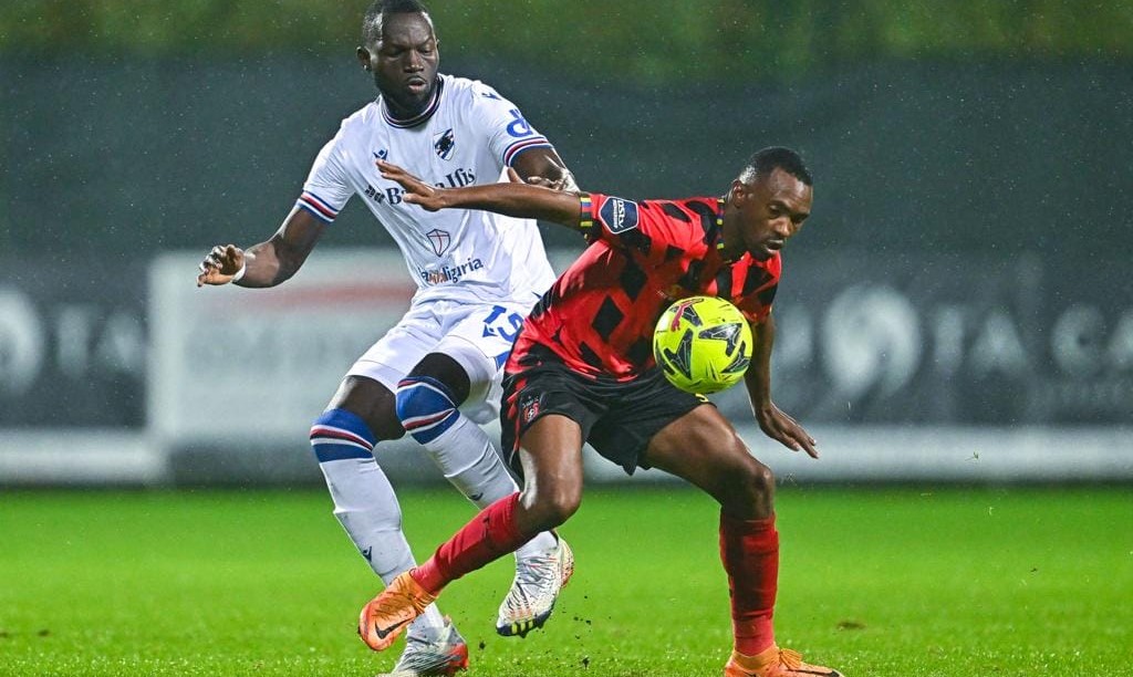 Bernard Parker during TS Galaxy's match against Sampdoria.