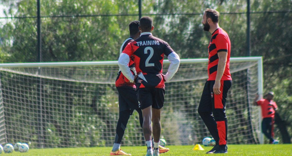 Sead Ramovic conducting a training session