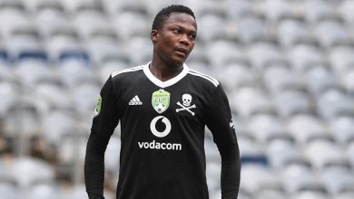 Thabiso Sesane during the 2021 Nedbank Cup with Orlando Pirates