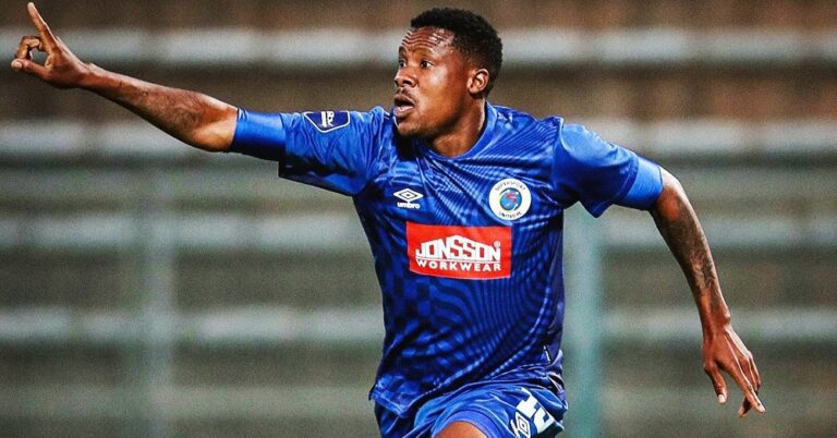 Thamsanqa Gabuza of SuperSport United