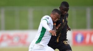 Thembela Sikhakhane and Khethukuthula Ndlovu of AmaZulu and Royal AM
