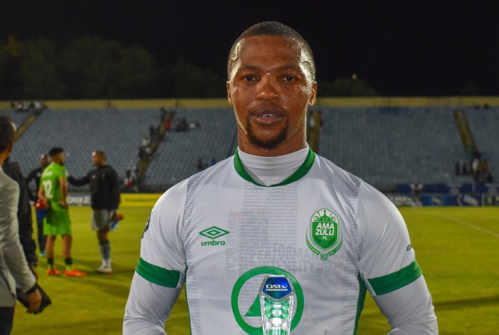 Thembela Sikhakhane of AmaZulu walked away with the Man of the Match award. 