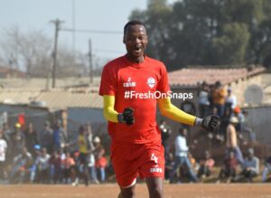 Tumelo Maleven Mogale in action in one of the Kasi football tournaments
