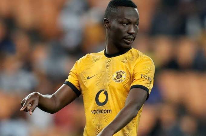 Bonfils-Caleb Bimenyimana in action for Kaizer Chiefs
