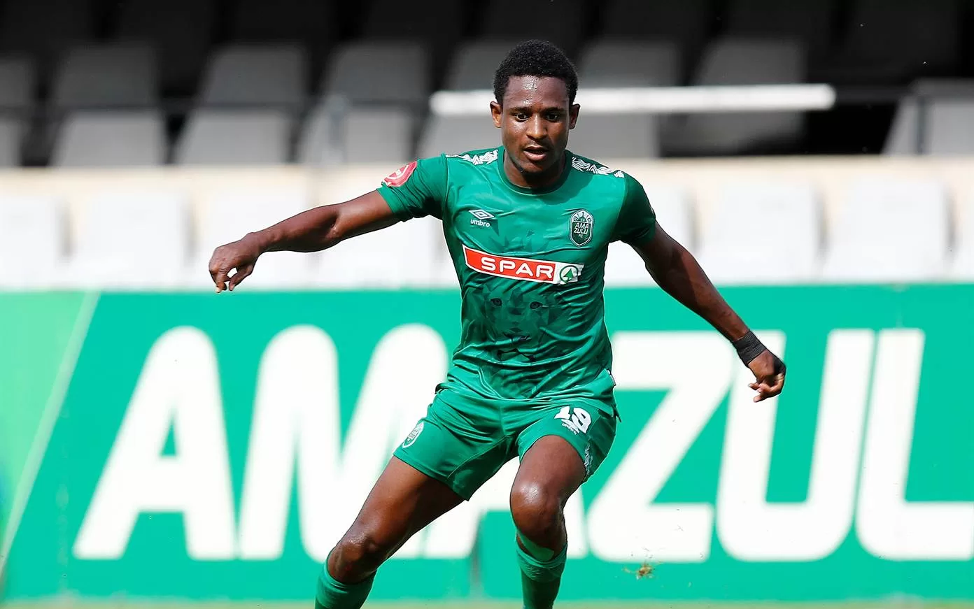 Talent Chawapiwa in AmaZulu colours