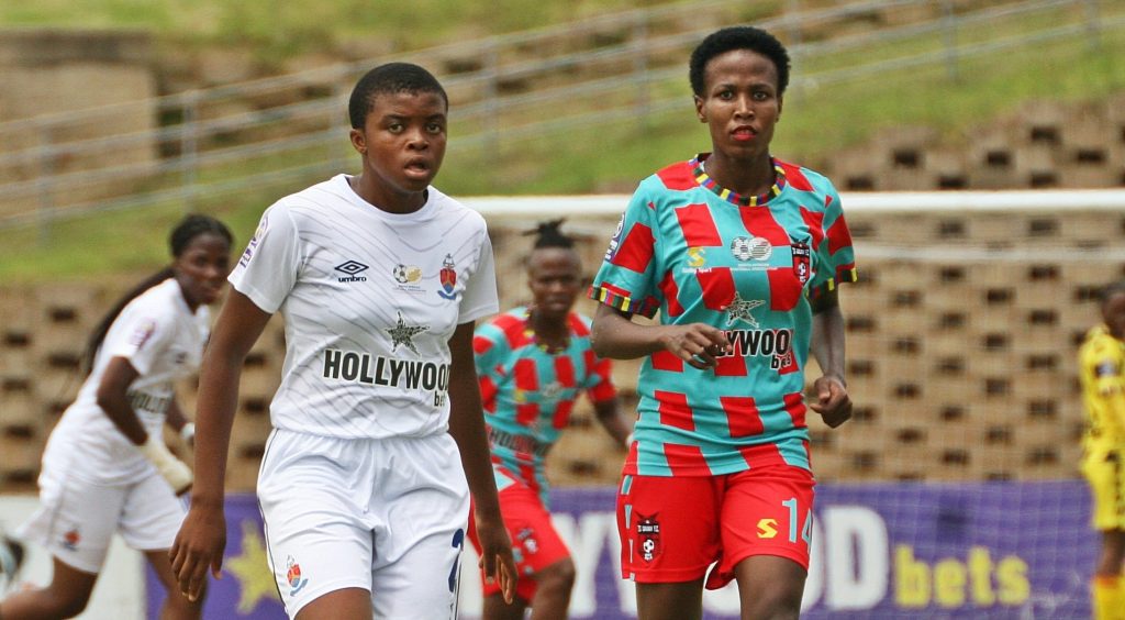 UP Ladies in action in the Hollywoodbets Super League. 