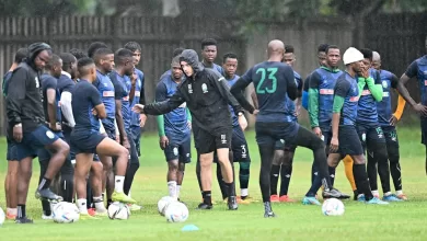 AmaZulu players at a training session