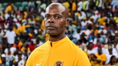 Kaizer Chiefs coach Arthur Zwane during a DStv match