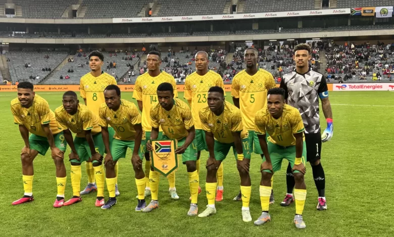 Bafana Bafana line up vs Liberia in Johannesburg