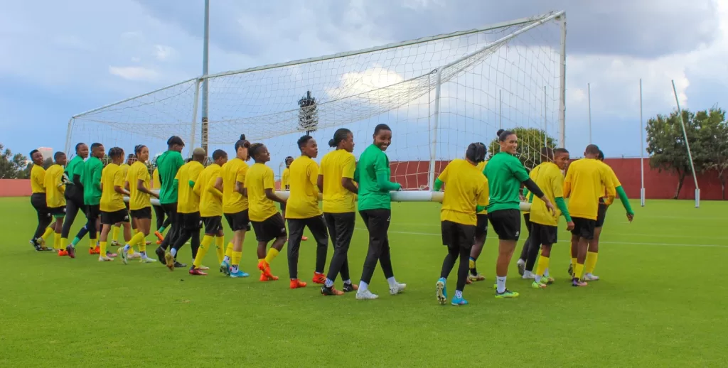 Banyana Banyana in camp for the Serbia game