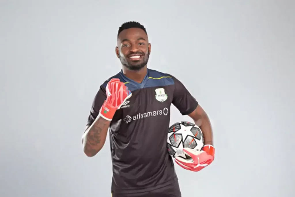 Former Baroka goalkeeper Cyril Chibwe at his new club