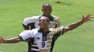 Benni McCarthy and Shaun Bartlett