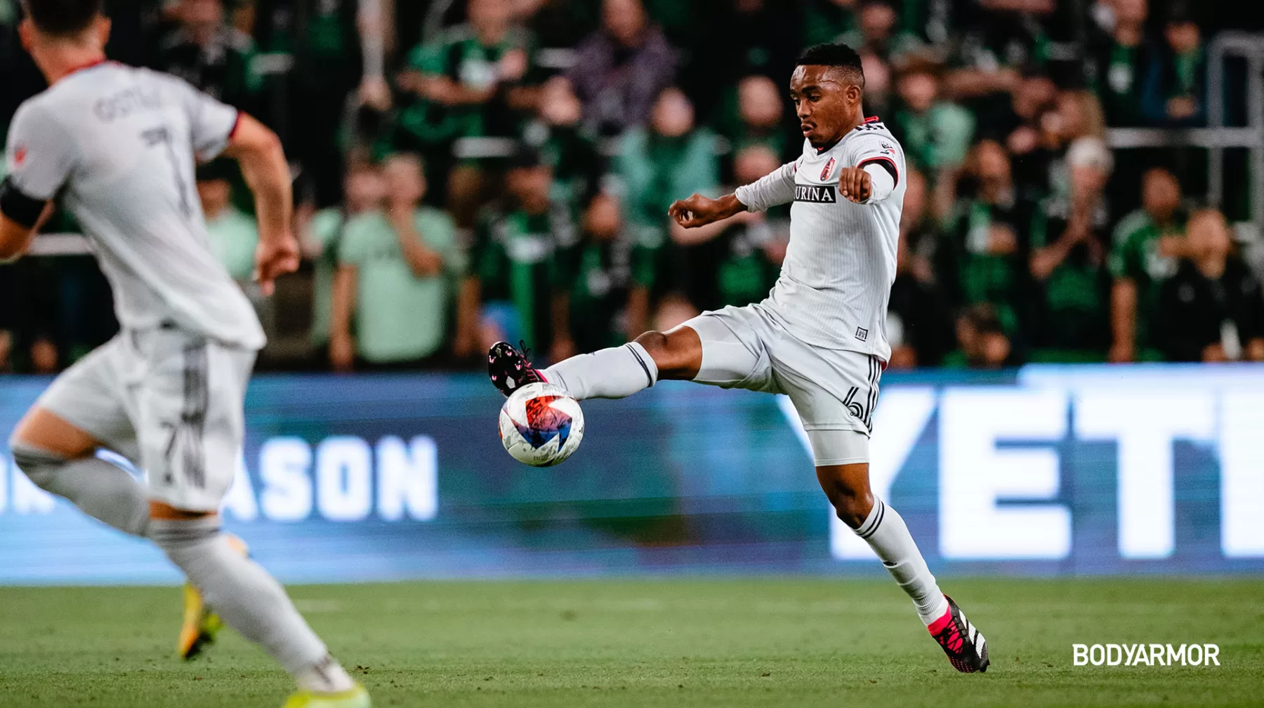 Njabulo Blom in action for St Louis