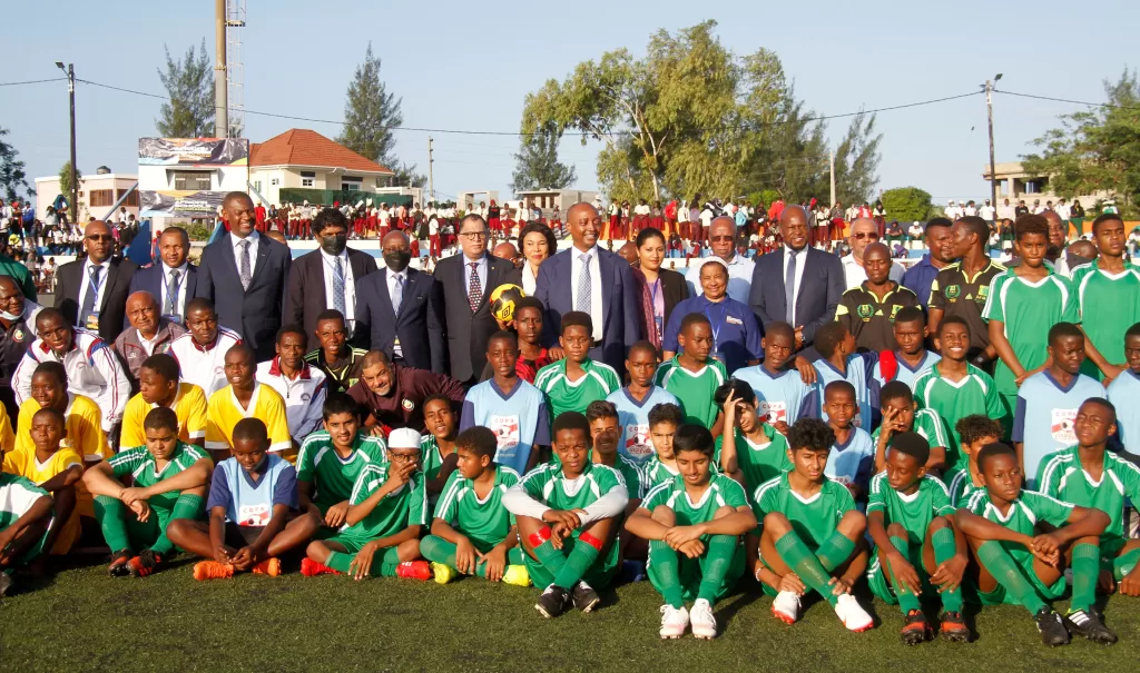 CAF president Patrice Motsepe and delegates