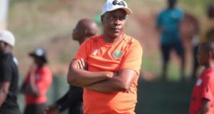 Casric Stars co-coach Bucs Mthombeni during a game
