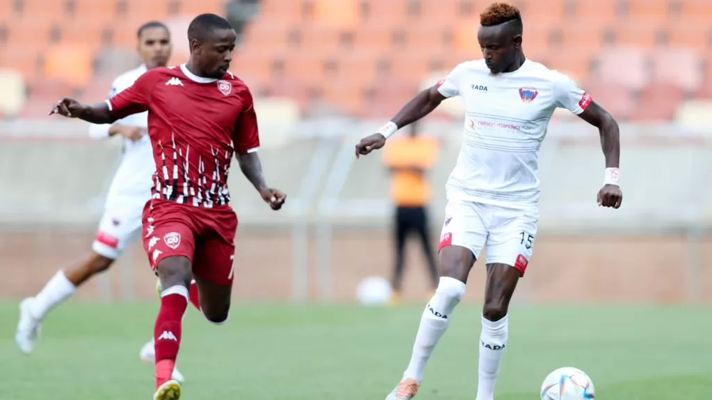 Chippa United in DStv Premiership action against Sekhukhune United 