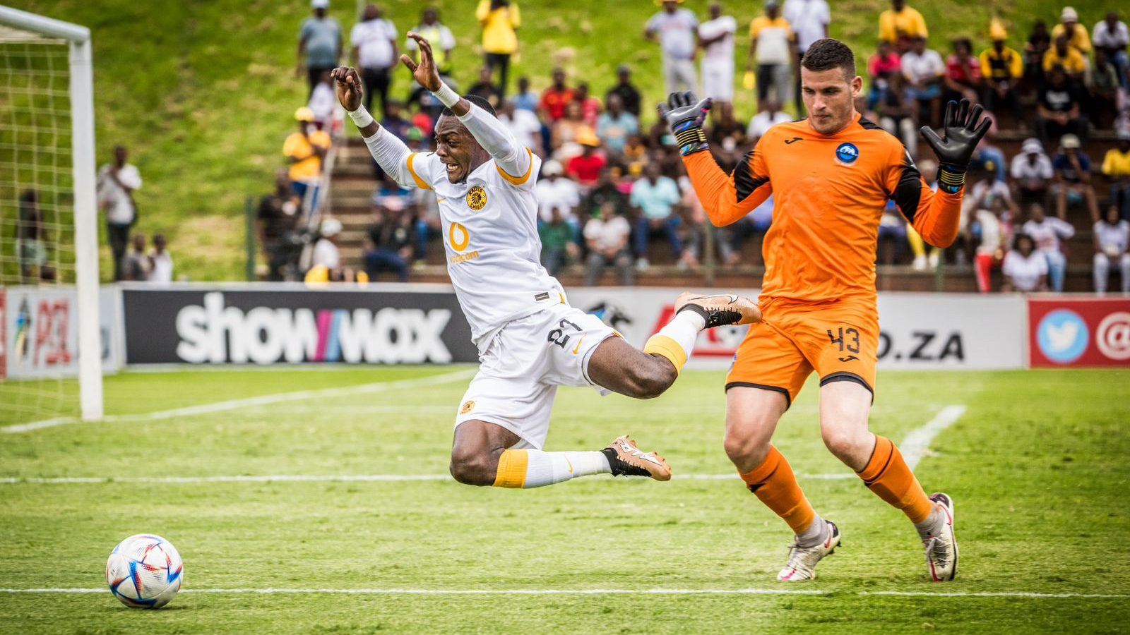 Christian Saile during the tie against Richards Bay