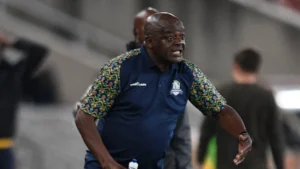 Dan Maleseal on the touchline during a Marumo Gallants game