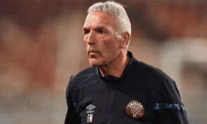 Ernst Middendorp during a game at Swallows