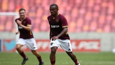 Stellenbosch FC striker Iqraam Rayners in action in the DStv Premiership