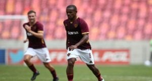 Stellenbosch FC striker Iqraam Rayners in action in the DStv Premiership