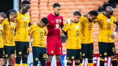 Kaizer Chiefs players during a Nedbank Cup game