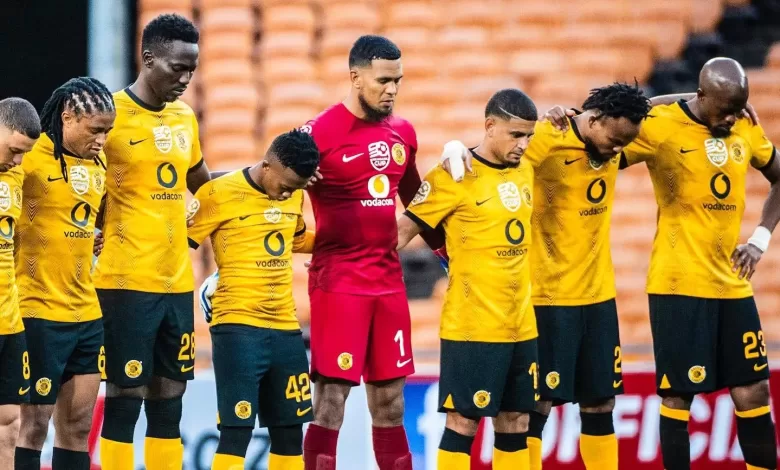 Kaizer Chiefs players during a Nedbank Cup game