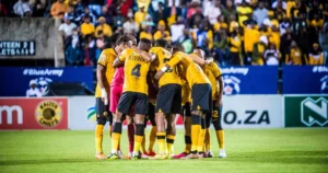 Kaizer Chiefs players before a game