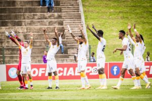 Kaizer Chiefs players before their tie against Richards Bay