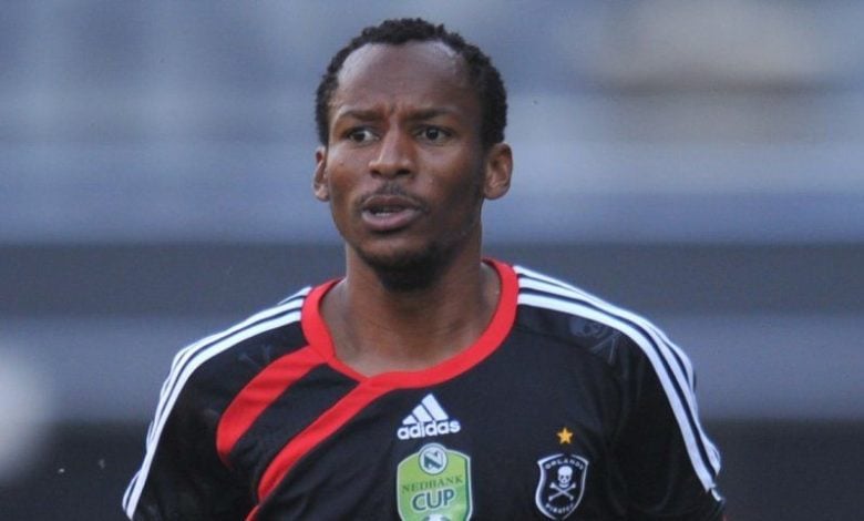 Katlego Mashego in Orlando Pirates colours