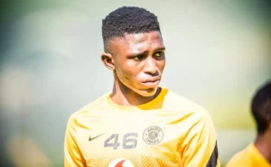 Keletso Sifama during a Kaizer Chiefs training session
