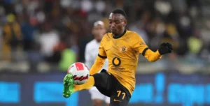 Kaizer Chiefs forward Khama Billiat in action