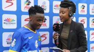Khaya Shozi during an interview while at Mamelodi Sundowns