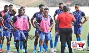 Liberia Men's National Team at training