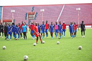 Liberia squad preparation for Bafana Bafana