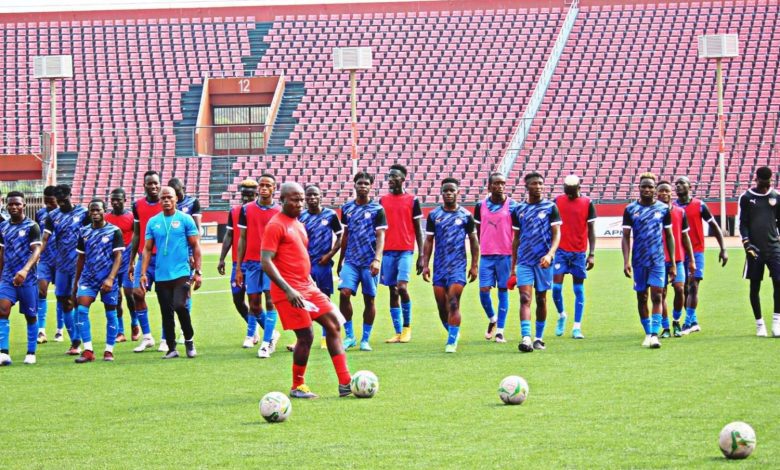 Liberia squad preparation for Bafana Bafana