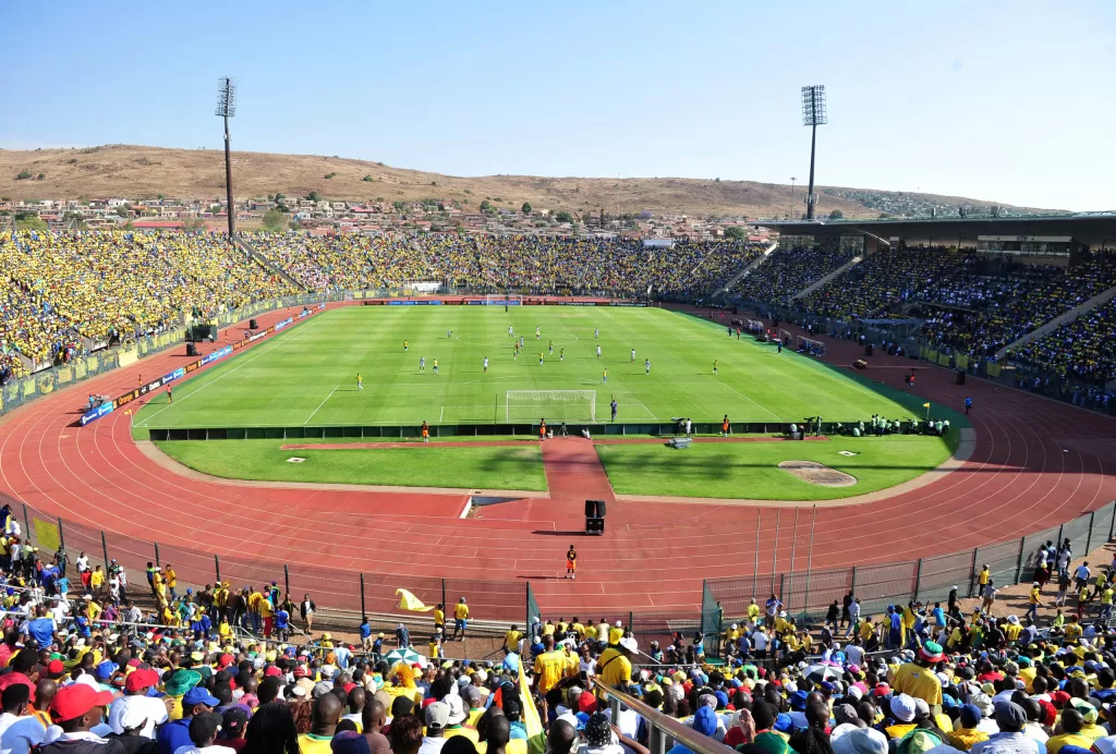 Lucas Moripe Stadium during a CAF Champions League match between Sundowns and Al Ahly 