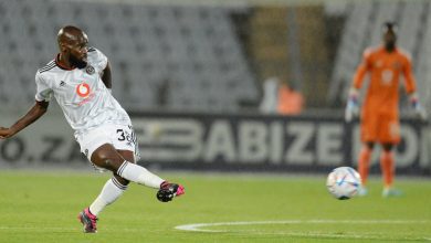 Orlando Pirates midfielder Makhehlene Makhaula in action in the DStv Premiership